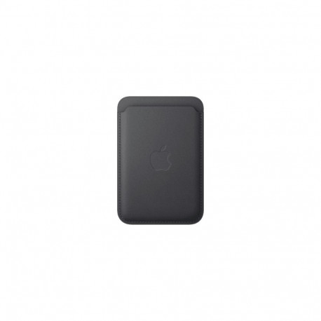 Apple kaarditasku iPhone MagSafe peenkootud kangast, must
