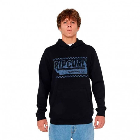 Men’s Hoodie Rip Curl Down The Line Hood Black - M