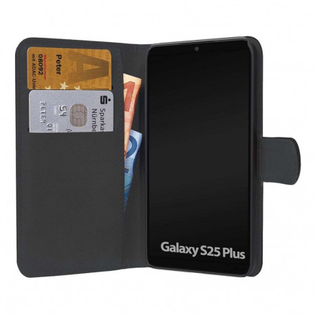 "PEDEA Book Cover Classic fr Samsung Galaxy S25+ 5G, schwarz"