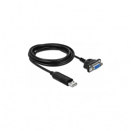 "DELOCK USB 2.0 zu Seriell RS-232 Adapter mit Steckergehäuse"