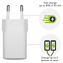 "dbramante1928 WALL CHARGER - USB-C+USB-A"