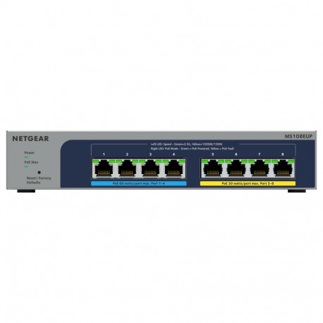 "NETGEAR Switch 8x GE MS108EUP PoE++"