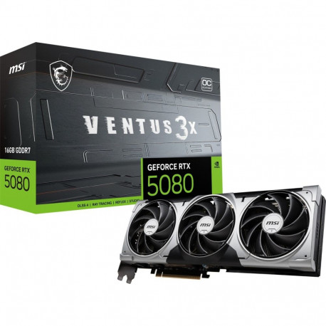 GeForce RTX 5080 VENTUS 3X OC (DLSS 5, 3x DisplayPort, 1x HDMI 2.1)