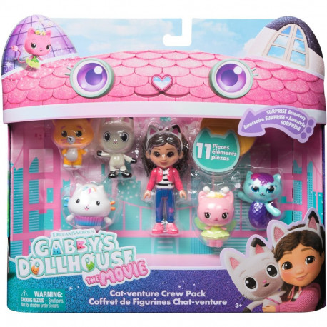 Gabby's Dollhouse: Der Film - Cat-venture Crew Figuren-Set