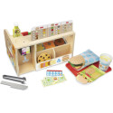 Spin Master Melissa & Doug - Slice & Stack Sandwich Counter, Play Kitchen