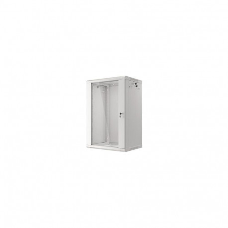 Lanberg WF01-6418-10S rack cabinet 18U Wall mounted rack Grey