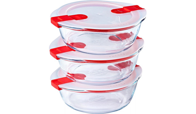 Pyrex toidukarp Cook & Heat 1,1L 3tk