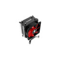 Xilence I402 Processor Cooler 9.2 cm Black, Red, Silver