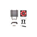 Xilence I402 Processor Cooler 9.2 cm Black, Red, Silver