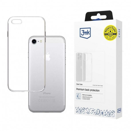 Mobiili tagakaas 3MK iPhone 7/8/SE20/SE22, läbipaistev