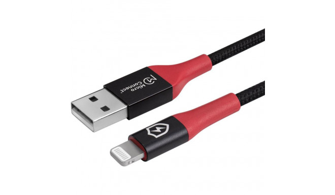 USB kaabel Microconnect USB-A - Lightning, andmete blokeerija, 1.5m