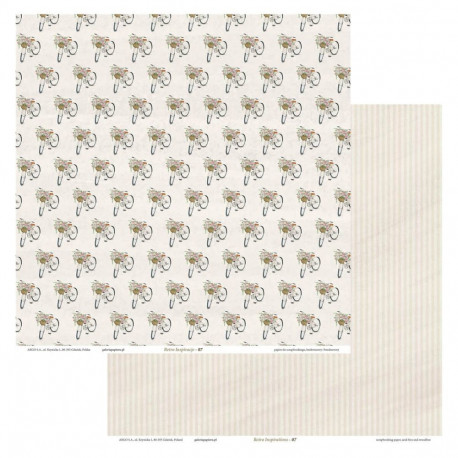 Scrapbook paber Retro 07  200g/5lk