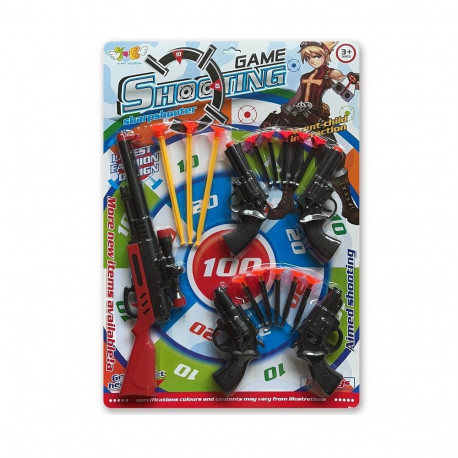 Mängupüstolite komplekt 5 tk