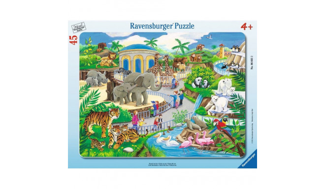 Ravensburger suur plaatpusle 45 tk Loomaaed
