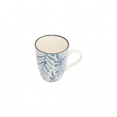 MUG 310ML FLORAL BLUE