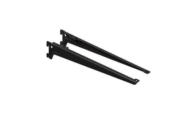 1 PAIR BRACKET ANGLE 280 MM BLACK