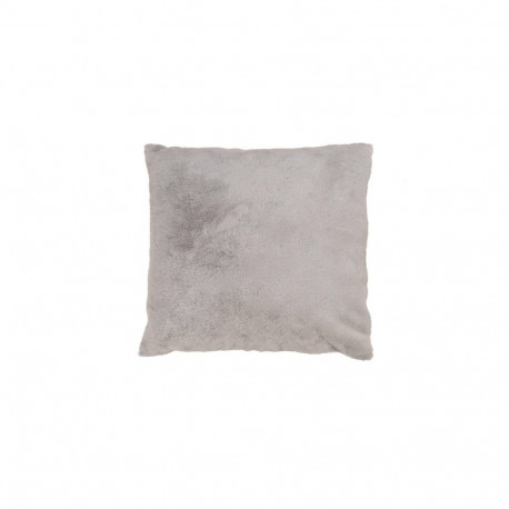 FUR PILLOW 45X45 ZIPPER 320G L.GREY