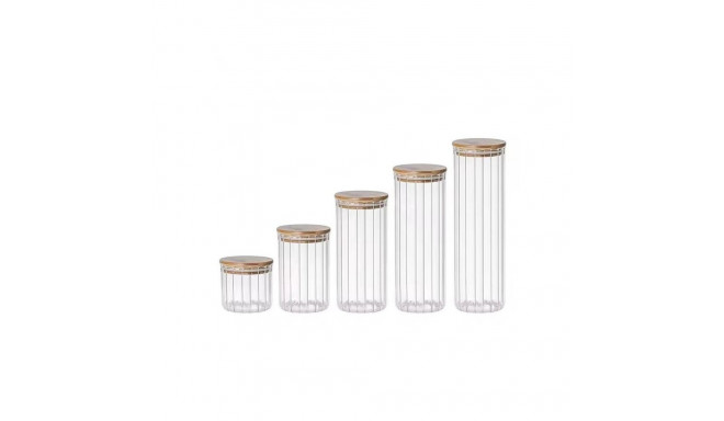 JAR STORAGE ROU GLA W BAM LID 0.7L