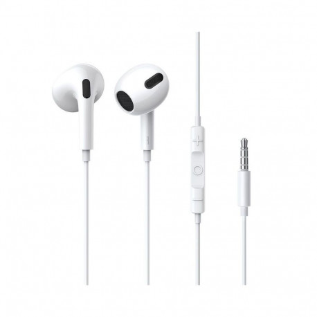 HEADPHONES 3.5MM BASEUS ENCOK H17 WHITE