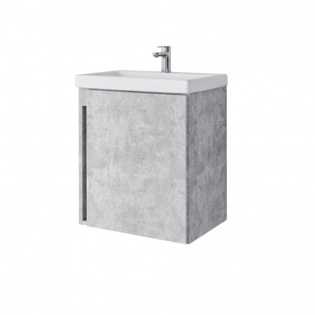 CAB WITH WASHBASIN WTU-50BT-PM CONCRETE
