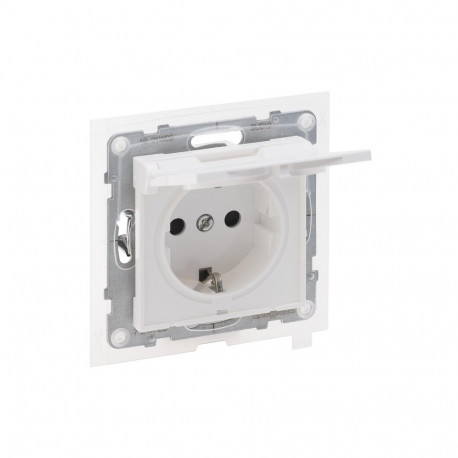 IP44 SOCKET AUTO TERMINALS WHITE