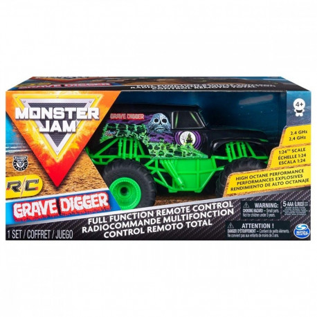 Spin Master kaugjuhitav auto MONSTER JAM 1:24 Grave Digger