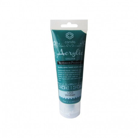 Akrüülvärv Grafitas, 1253 rohekas-sinine (Viridian), 75ml