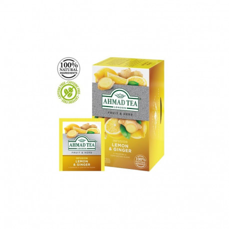 Tee Ahmad Alu Alu Lemon & Ginger taimetee, 20pk x 2 g