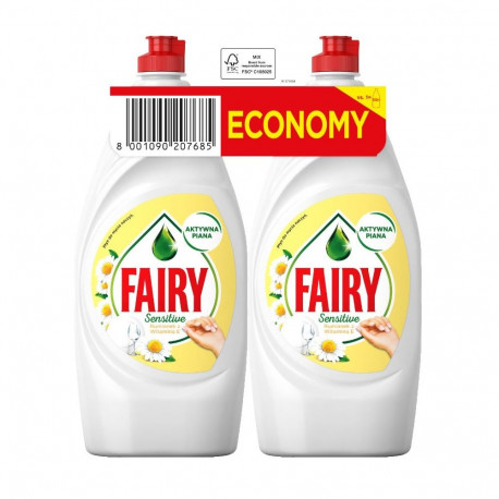 Nõudepesuvahend FAIRY Sensitive Chamomile 2x900ml