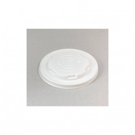 Kaaned supikausile, PLA  ø115mm, valge, biolagunev, pakis 50tk