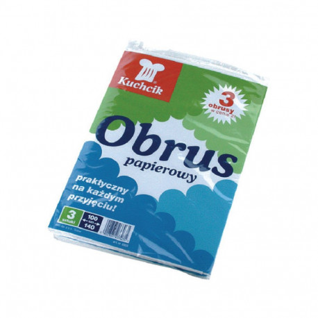 Paberlaudlina Kuchcik valge (lamineeritud), 130x100cm, 3 tk