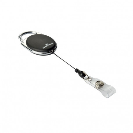 Jojo mehhanism Durable Reel Style , ovaalne, metallklambriga must