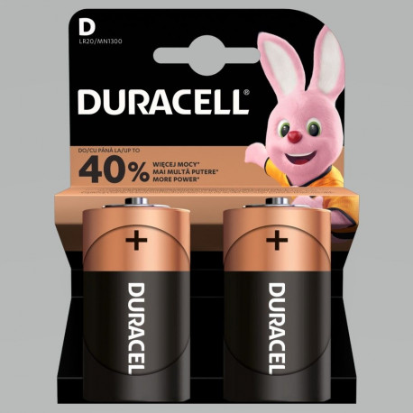 Patareid Duracell D LR20 (2 tk)