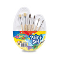 Pintslite komplekt 6tk komplektis+palett