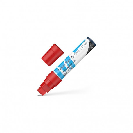Akrüülmarker SCHNEIDER Paint-it 330, 15mm, punane