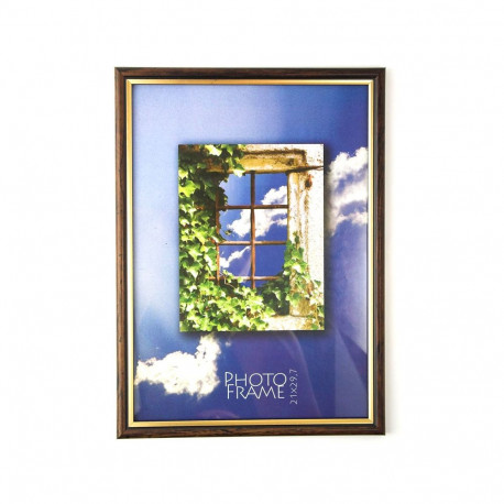 Pildiraam 21x29,7cm, plast, pruun