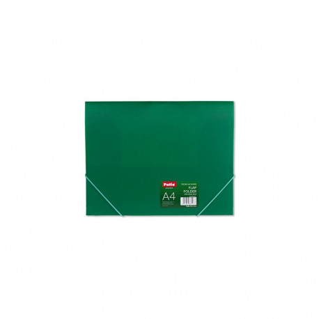 Kummiga mapp PATIO A4, 0,45mm, roheline