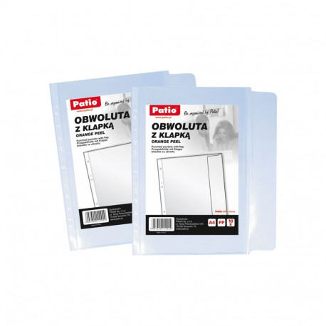 Kiletaskud klapiga Patio A4, 0.12mm, matt, 10 tk