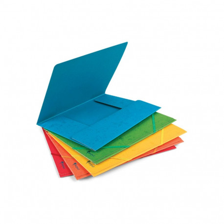 Kummiga mapp Forpus A4 kartongist, oranž (2 tk)