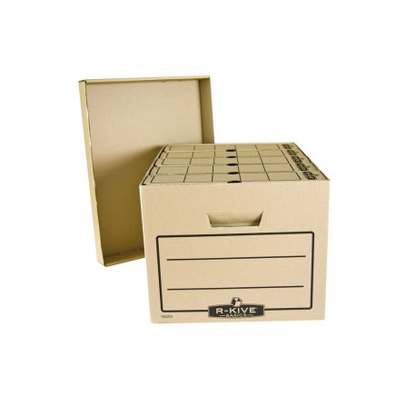 Arhiivikarpide konteiner Fellowes 260x415x325mm, pruun kartong 3Re