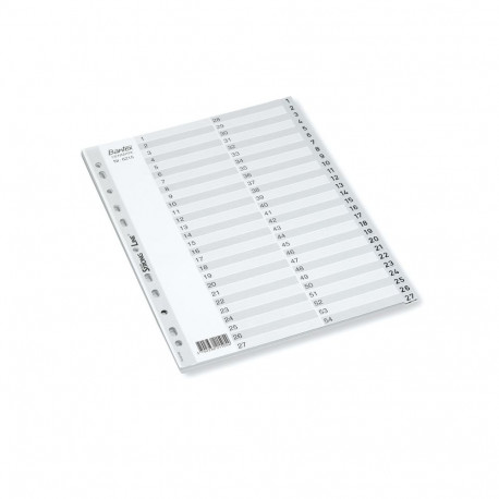 Vahelehed Bantex Strong Line A4, plastik 1-54