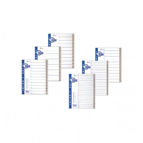 Vahelehed Forpus Maxi A4 plast A-Z