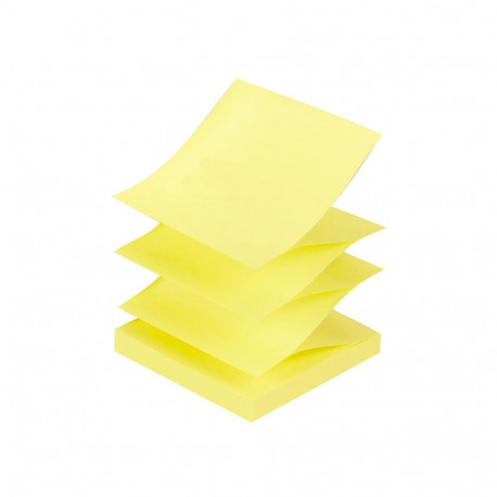 Z-märkmepaber FORPUS 75 x 75 mm, kollane, 100 lehte (2 tk)