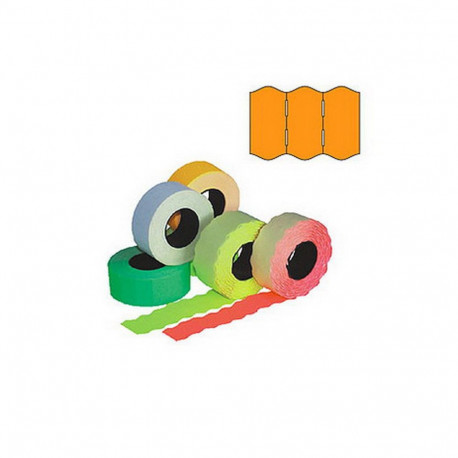 Markeerimislindid 26x16mm, oranž/ümar, 5 tk