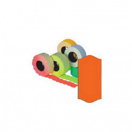 Markeerimislindid 26x12mm, oranž/ümar, 5tk