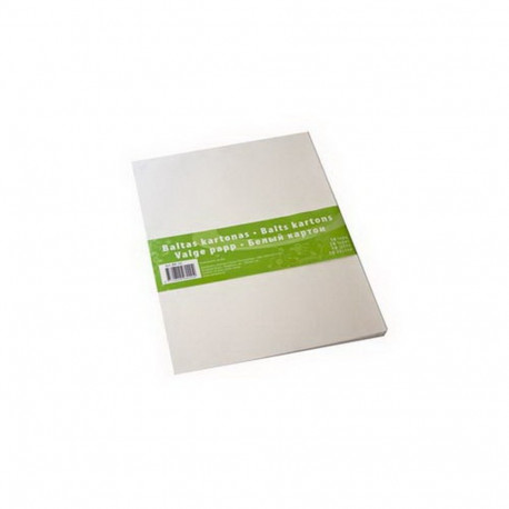 Kartong SMLT A4, 300g/m2, valge, 10 lehte (2 tk)
