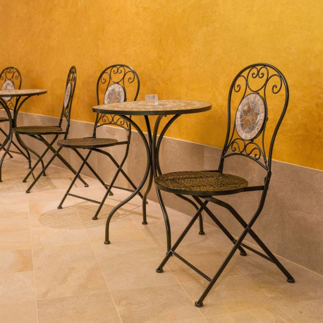 Table MOSAIC D60xH70cm