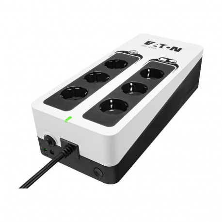 Eaton 3S Gen2 UPS DIN, 450 VA, 270 W, sisend: Schuko, väljundid: (3) Schuko, (3) Schuko ainult ülepi