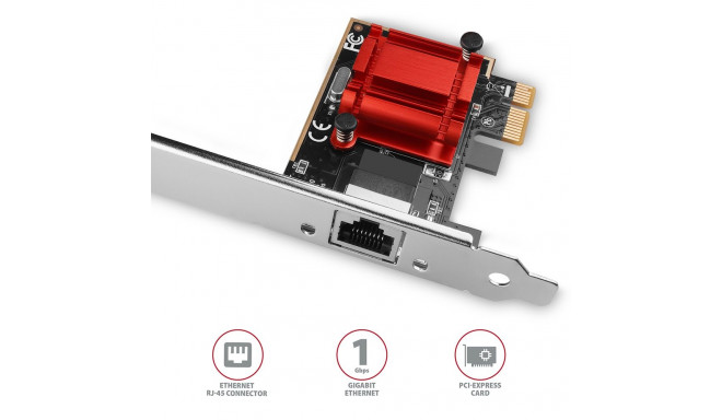 AXAGON PCIe Gigabit Ethernet | PCEE-GIX