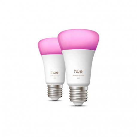 Philips Hue WCA 810 A60 2P EU | E27 | 6 W | valge ja värviline valgus | Bluetooth ja Zigbee